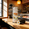 Fabricante de envases de envases de tubo biodegradable de empuje de sushi de calidad alimentaria