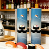 Fabricante de envases de envases de tubo biodegradable de empuje de sushi de calidad alimentaria