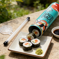 Paper Tube Produsent Custom Paper Box Factory Push Up Sushi-emballasje