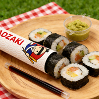 Tubos de papel biodegradables y fabricaci&oacute;n de ventas Fabricante de tubos de embalaje emergentes para sushi