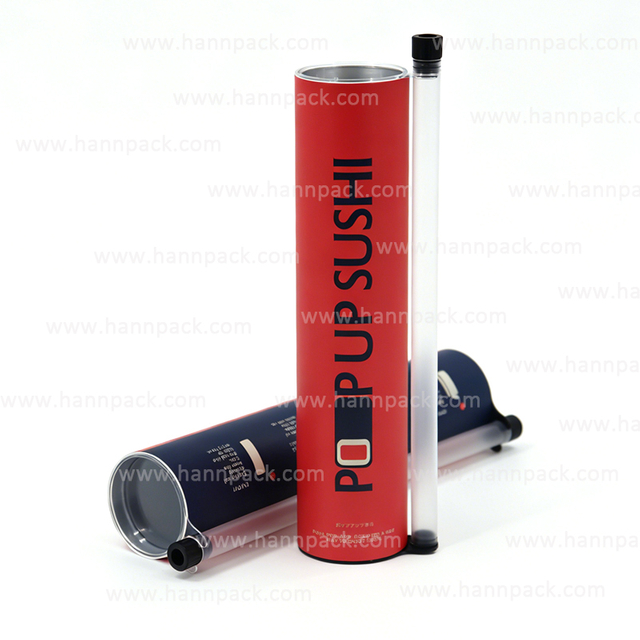 Milj&ouml;v&auml;nliga f&ouml;rdelar med att anv&auml;nda pappersr&ouml;r Livsmedelsklassad Sushi Push Pop-beh&aring;llare
