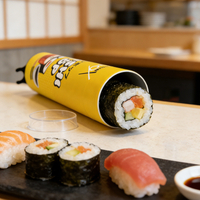 Fabricantes de tubos de papel de tubo de embalaje emergente de sushi de tama&ntilde;o personalizado 