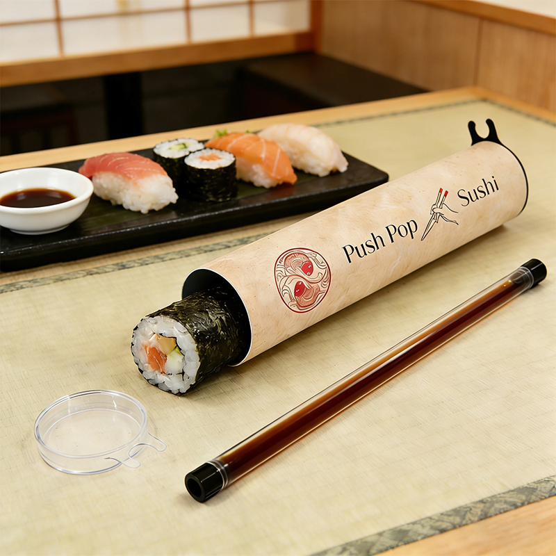 Partihandel Sushi Push Pop Tube Packaging Solutions