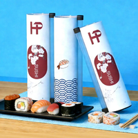 Fabricant de tubes d'emballage pop-up pour sushi Tubes en papier push-up durables pour l'alimentation