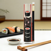 Embalaje de cilindro de papel de alta calidad para sushi Tubo de embalaje emergente de sushi personalizado para fiesta